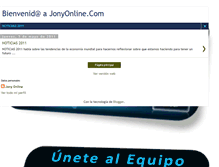 Tablet Screenshot of jony-online.blogspot.com