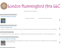 Tablet Screenshot of hummingbirdarts.blogspot.com