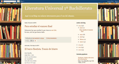 Desktop Screenshot of literaturauniversal1bach.blogspot.com