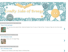 Tablet Screenshot of breezycraftyside.blogspot.com
