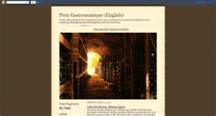 Desktop Screenshot of perugastronomique-english.blogspot.com