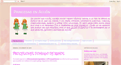 Desktop Screenshot of princesasenaccion.blogspot.com