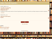 Tablet Screenshot of elitepayrollexperts.blogspot.com