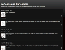 Tablet Screenshot of cartoonsandcaricatures.blogspot.com