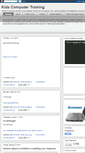 Mobile Screenshot of kidscomputertraining.blogspot.com