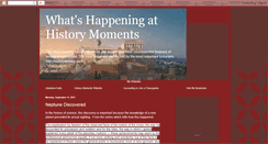 Desktop Screenshot of historymoment.blogspot.com