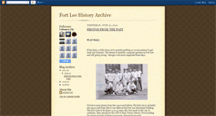 Desktop Screenshot of fortleehistoryarchive.blogspot.com