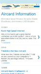 Mobile Screenshot of aircardinfo.blogspot.com