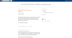 Desktop Screenshot of littlewoods-poker-rakeback.blogspot.com