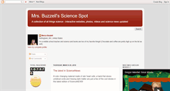 Desktop Screenshot of buzzellsciencespot.blogspot.com