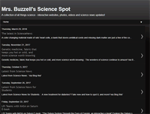 Tablet Screenshot of buzzellsciencespot.blogspot.com