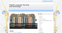 Desktop Screenshot of englishlanguageteachingandtechnology.blogspot.com