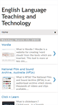 Mobile Screenshot of englishlanguageteachingandtechnology.blogspot.com
