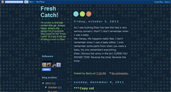 Desktop Screenshot of beckysfreshcatch.blogspot.com