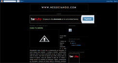 Desktop Screenshot of negociandoloquesea.blogspot.com