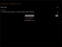 Tablet Screenshot of cartasliberales.blogspot.com
