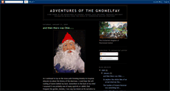 Desktop Screenshot of gnomelfayadventures.blogspot.com