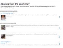 Tablet Screenshot of gnomelfayadventures.blogspot.com
