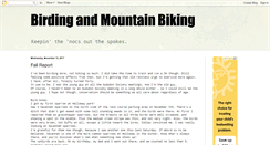 Desktop Screenshot of birdingbiker.blogspot.com