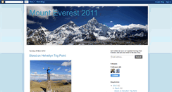 Desktop Screenshot of climb-everest.blogspot.com