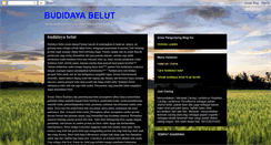 Desktop Screenshot of pembudidayabelut.blogspot.com