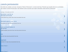 Tablet Screenshot of canetapermanente-dulcina.blogspot.com