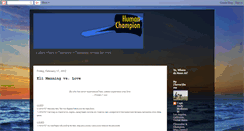 Desktop Screenshot of humanchampion.blogspot.com