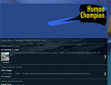 Tablet Screenshot of humanchampion.blogspot.com