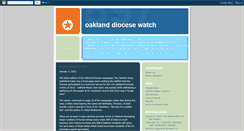 Desktop Screenshot of oaklanddiocesewatch.blogspot.com