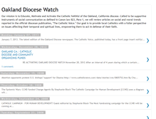 Tablet Screenshot of oaklanddiocesewatch.blogspot.com