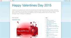 Desktop Screenshot of happyvalentinesdayall2015.blogspot.com