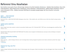 Tablet Screenshot of kedokteran-keperawatan-kebidanan.blogspot.com