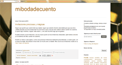 Desktop Screenshot of mibodadecuento.blogspot.com