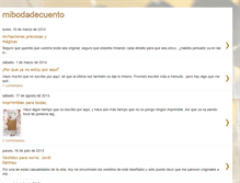 Tablet Screenshot of mibodadecuento.blogspot.com