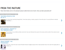 Tablet Screenshot of fromthepasture.blogspot.com