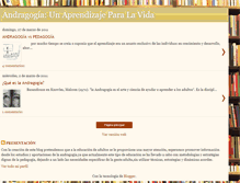 Tablet Screenshot of andragogiaaprendizajeparalavida.blogspot.com