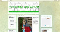 Desktop Screenshot of montevegliobenecomune.blogspot.com