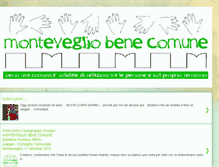 Tablet Screenshot of montevegliobenecomune.blogspot.com