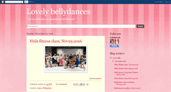 Desktop Screenshot of lovelybellydances.blogspot.com