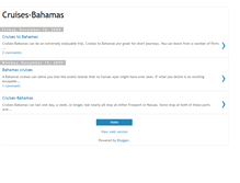 Tablet Screenshot of cruises-bahamas.blogspot.com