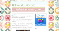 Desktop Screenshot of bellsandunicorns.blogspot.com