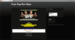Desktop Screenshot of freepayperviewtv.blogspot.com