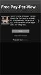 Mobile Screenshot of freepayperviewtv.blogspot.com
