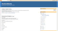 Desktop Screenshot of hechizoubuntu.blogspot.com