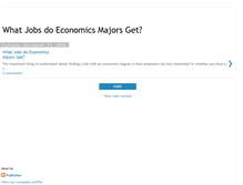 Tablet Screenshot of economicsjob.blogspot.com