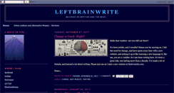 Desktop Screenshot of linda-leftbrainwrite.blogspot.com