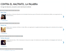 Tablet Screenshot of contraelmaltrato.blogspot.com