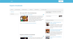 Desktop Screenshot of espacioactualizado.blogspot.com