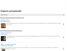 Tablet Screenshot of espacioactualizado.blogspot.com