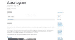 Desktop Screenshot of duasatugram.blogspot.com